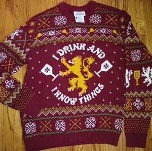 I Drink I Know Things Game of Thrones Christmas Sweater,Game of Thrones Sweater